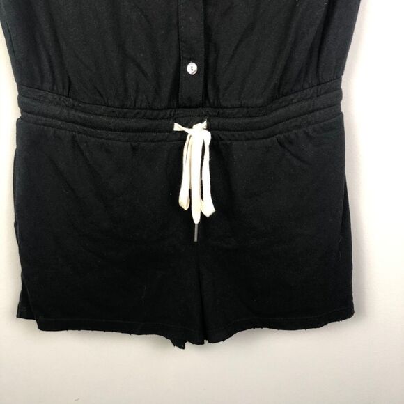 N:PHILANTHROPY | Black Finn Drawstring Romper S - Picture 6 of 16
